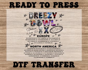 Breezy Bowl XX Dtf Prints, Chris Brown XX DTF Transfers, Chris Brown Shirt Designs, C.Brown Image, Chris Brown Ready to Press Heat Transfers