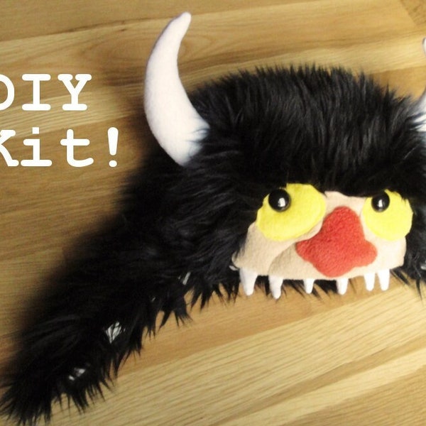 DIY SEWING KIT - Moishe Hungry Hat (Where the Wild Things Are Inspired)