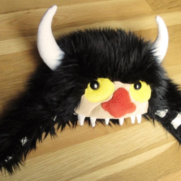 Moishe Hungry Hat (Where the Wild Things Are Inspired) - MADE-TO-ORDER