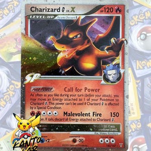 pokemon card charizard lv x G LV.X - DP45 Weakness Water 2 Resistance Fighting The Most Valuable LV. X