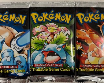 Pokémon Base Set Booster Packs Set First Edition 1st Editon *proxy