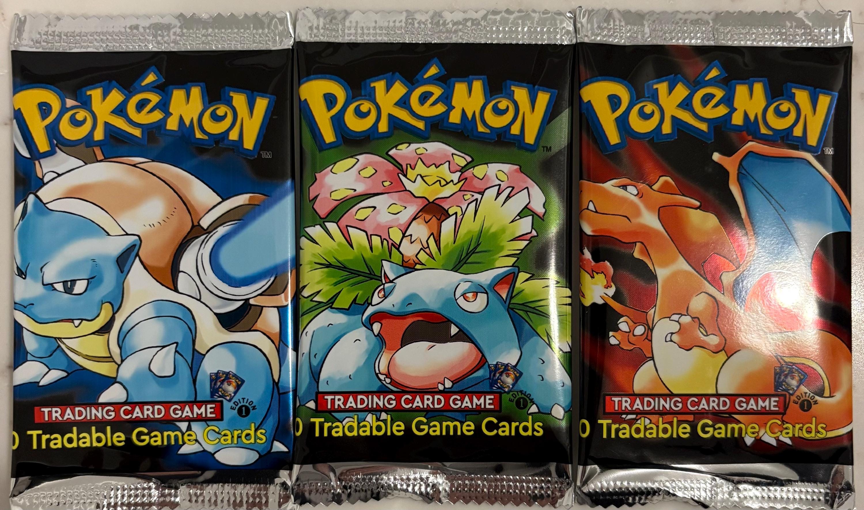 Pokémon Base Set Booster Packs Set First Edition 1st Editon *proxy