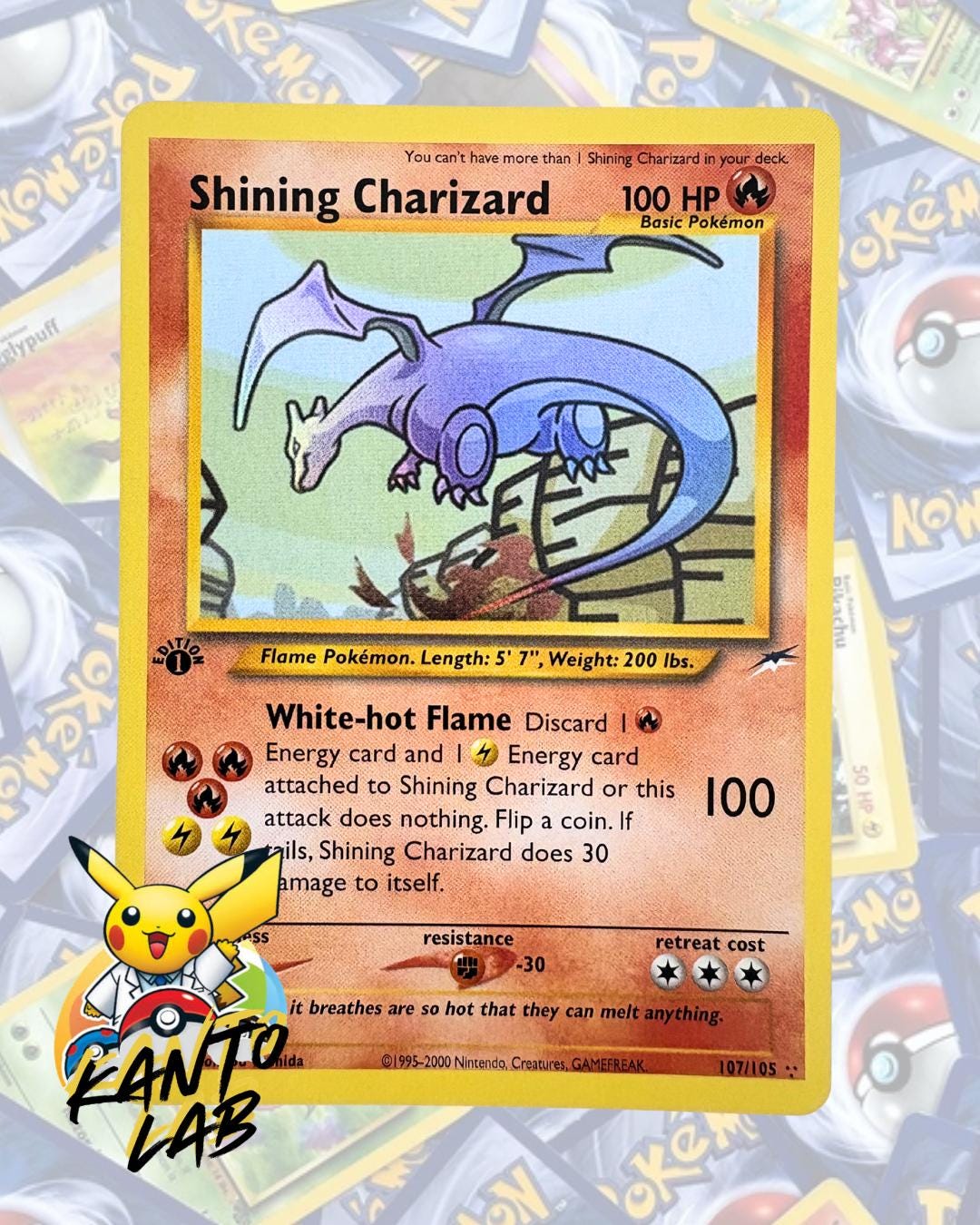 Shining Charizard Neo Destiny 107/105 *high Quaility Proxy* - Etsy