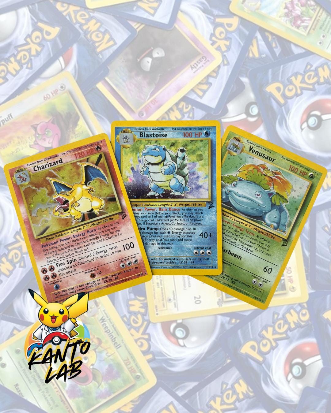1999 gastly pokemon card CGC 10 GEM SET 3 THAI Pokemon Charizard Venusaur Blastoise 002 003 001 –  PKMhobby