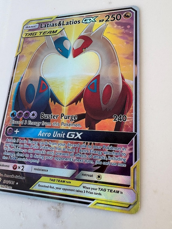 Latios & Latias GX Tag Team 170/181 *proxy* - Etsy
