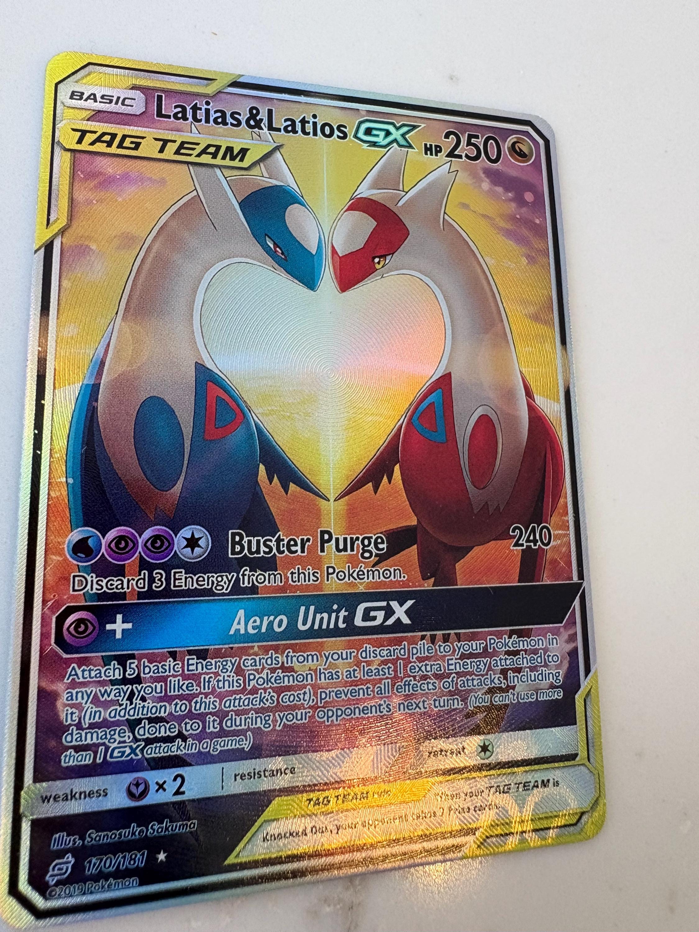 Latios & Latias GX Tag Team 170/181 *proxy* - Etsy