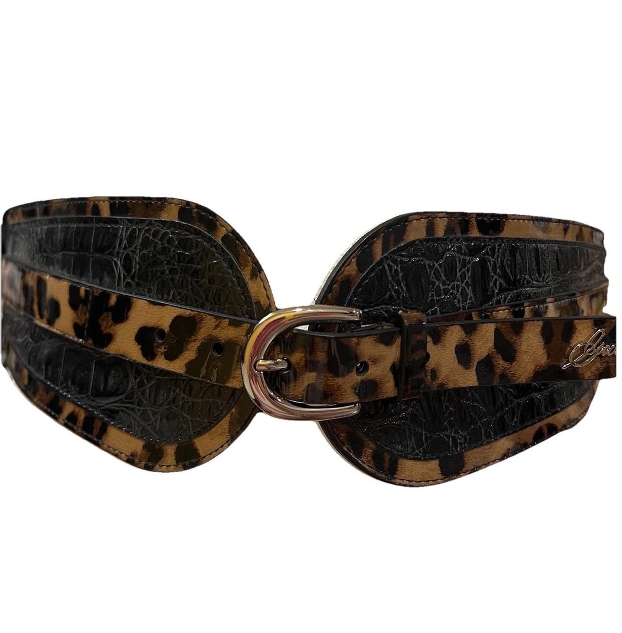 MINT Vintage 80s LANDES Archival Leopard Calf Hair Belt Canada S EDMOND MINI CALF-HAIR LEATHER BELT | B-low The Belt main image 4