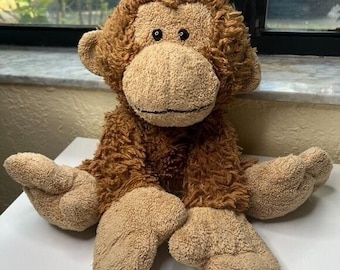 Muñeco de peluche de mono chimpancé de Anee Park, de cuerpo completo y flexible, de 40 cm