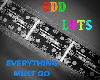 Odd Lots --  Focus Test Negative/Transparency – Film Scanning Focus Chart, Sharpness Checker & Lens Calibration Tool -- Read Descriptions!