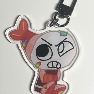 Shrimpo Dandy’s World Double Sided Keychain
