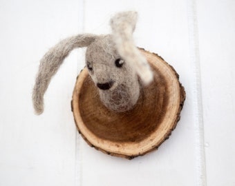 Whimsical Bunny Faux Taxidermy Curiosities Oddities Cottagecore Wall Decor Nursery Baby Room Decoration