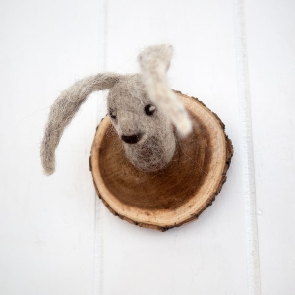 Whimsical Bunny Faux Taxidermy Curiosities Oddities Cottagecore Wall Decor Nursery Baby Room Decoration