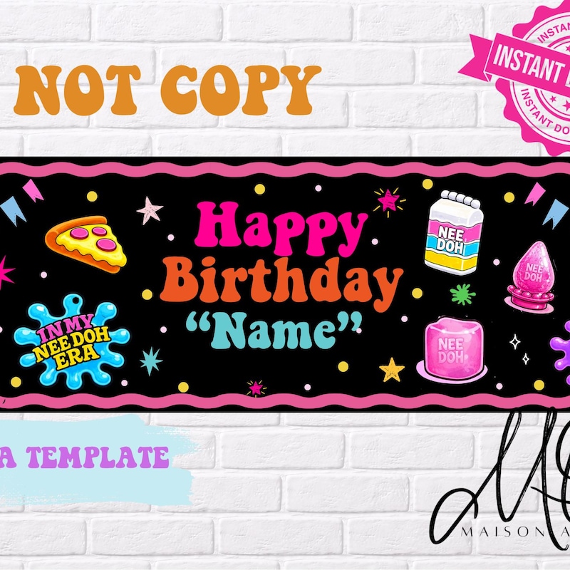 Needoh Paper Template - Etsy