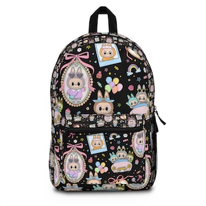 Labubu Rucksack - Bereit für die Schule, süße Kindertasche, entzückender Schulrucksack, lustiger Rucksack für den Schulanfang
