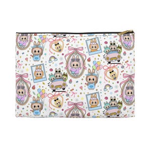 Labubu Pencil or Accessory Pouch, Accessory Pouch Organizer Bag, Cute Pencil Case, Makeup Bag, Zippered Pouch, Gift for Kids