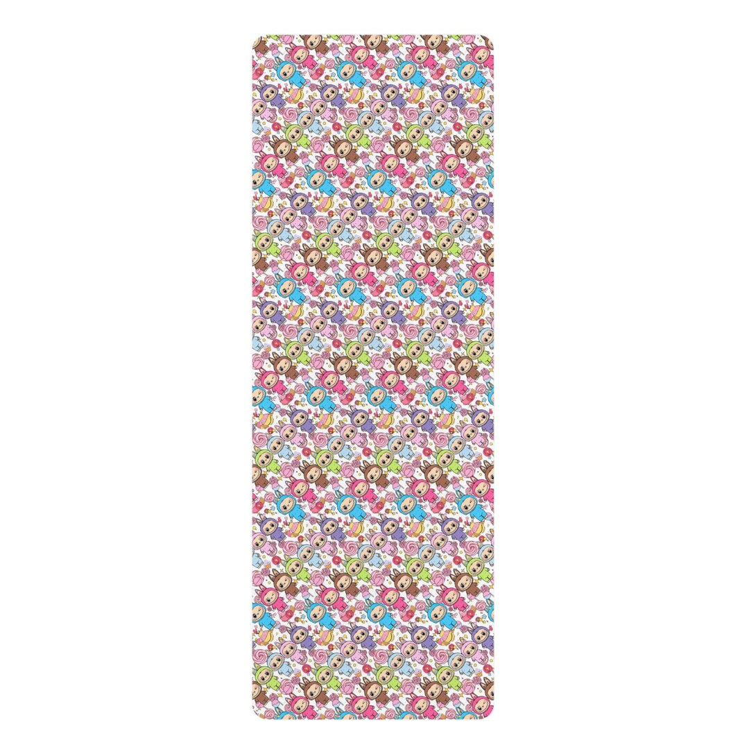 Labubu Yoga Mat: Zen Rubber, Non-slip Fitness Exercise Pilates - Etsy