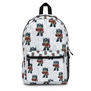 Labubu Transformer Backpack, Kids School Bag, Fun Robot Theme, Children&#39;s Travel Knapsack