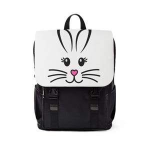 Bunny Backpack for Kids: Oxford Canvas School Bag