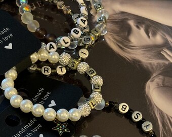 T.Swift Inspired Bracelet Set: A must-have for Swifties in their TTPD Era!! 7 Unique Designs