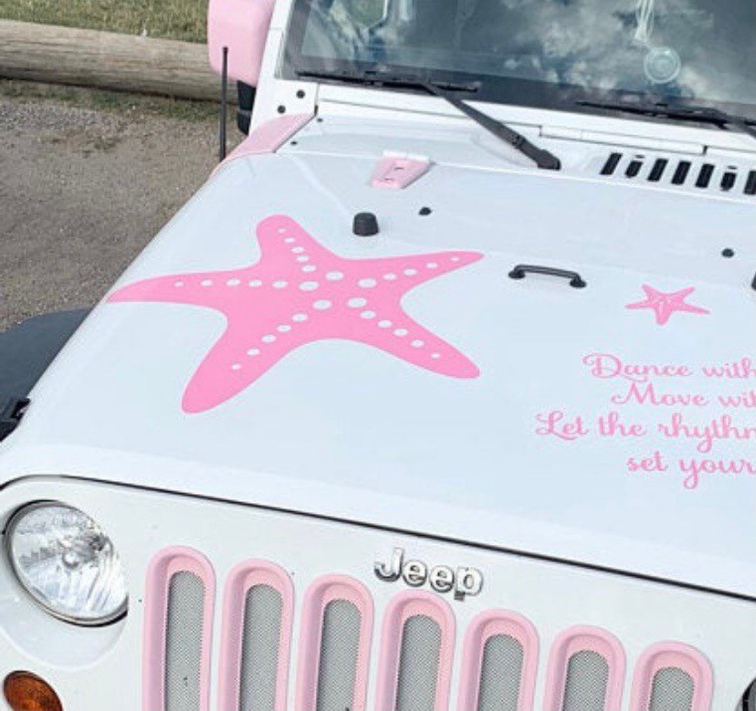 Starfish Vinyl Decal Accessories Hood Decals for Women -  Norway