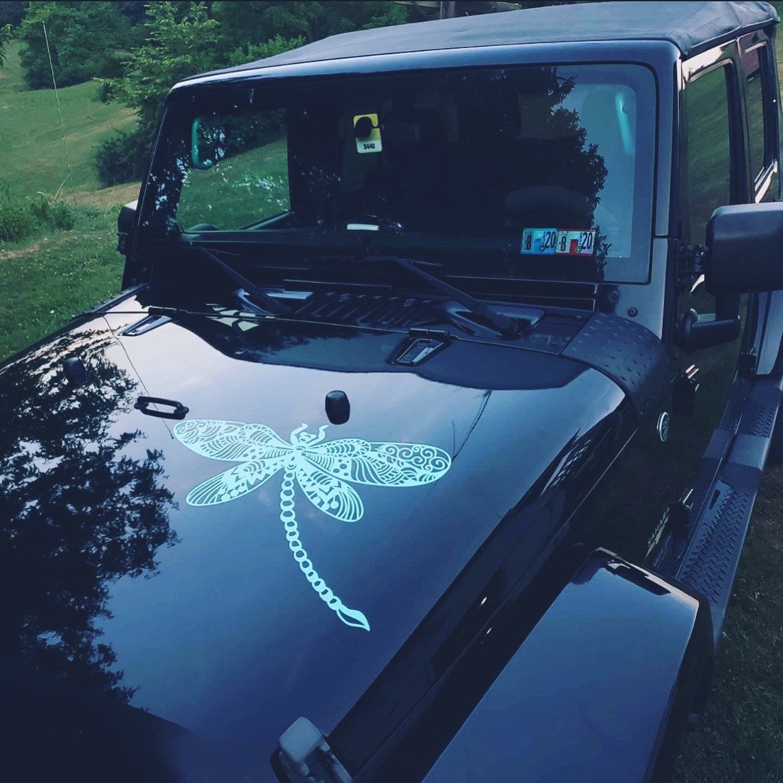 Dragonfly Hood Decals for Women Vinyl Stickers Dragonfly by Etsy