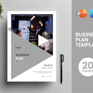 Modèle de plan d&#39;affaires ultime pour les startups | Deck de présentation et guide de narration prêts pour l&#39;investisseur | PDF/PPT modifiable pour les petites entreprises