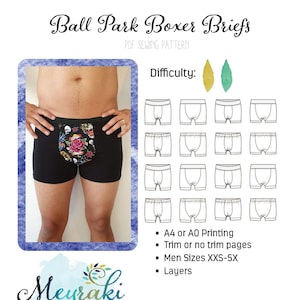 Knitted boxer shorts pattern store
