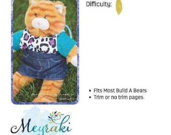 Koszulka i spódnica Bears 'N Buddies – wzór do szycia w formacie PDF (do pobrania w wersji cyfrowej)