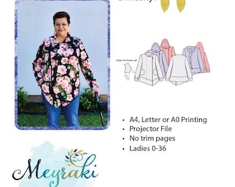 Bohemian Wrapsody Jacket/Cardigan Regular Sizes 0-22 PDF sewing pattern