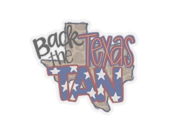 Texas Tan Polizei Trooper Aufkleber - Polizei Geschenk