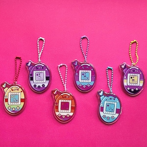 Pride Tamagotchi Keychain