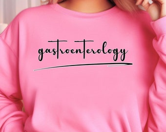 Sweatshirt gastro-enterologie: aanpasbaar cadeau voor arts