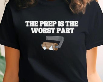 Colonoscopy Prep T-Shirt: GI Humor Tee for Nurses & Doctors