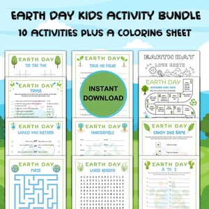 Earth Day Kids Activities, Earth Day Classroom, Earth Day Craft, 3rd Grade, Earth Day Printable, Reduce Reuse Recycle, World Earth Day