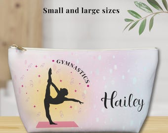 Custom Gymnast Accessory Pouch, Gymnastics Gift Bag, Gymnastics Team Gift Ideas, Custom Gymnast Gift, Gift Girl Gymnast, Gymnast Teacher