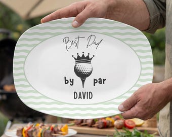 Piatto da barbecue personalizzato per papà, piatto per la festa del papà, piatto da barbecue per papà, piatto per grigliare per papà, regalo personalizzato per grigliate, piatto per barbecue