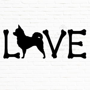 Instant Download: Chihuahua Love digital clip-art image, Digital Download Cut File SVG, PNG, JPG