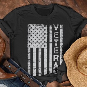 Vintages USS Amerikanische Flagge T-Shirt: Vaterländisches Geschenk