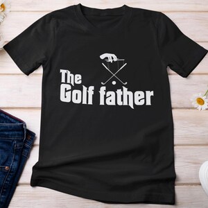 Golfshirt, shirt golf vader, shirt golfliefhebber, shirt golfspeler vader vader, golfshirt voor mannen, vaderdag shirt vader golfen