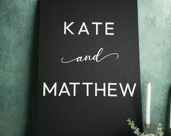 Personalised Names for Wedding or Engagement Decor- 3D Printed Signage for Backdrops
