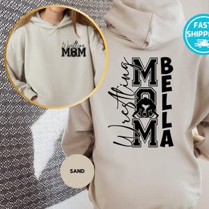 Wrestling Mom Sweatshirt: Custom Sports Mama Hoodie