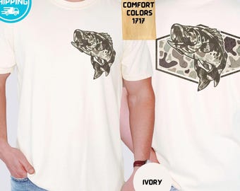 Camisa de camuflaje con colores cómodos: regalo para pescadores
