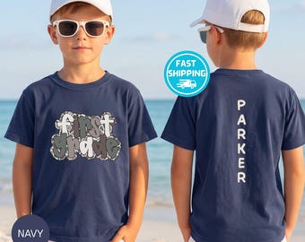 Camo Custom First Grade Shirt, Personalized Student Tee, Camouflage Back to School Apparel