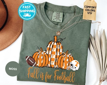 Tennessee Fall is for Football Comfort Colors T-Shirt, Tennessee Game Day T-Shirt