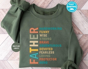 Vater Sweatshirt, Vatertagsgeschenk, besten Vater je Sweatshirt, Papa Hoodie, Papa Leben Pullover, Retro Vater Hoodie, Vaterschaft Sweatshirt