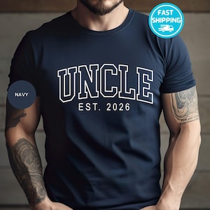 Custom Uncle Est Shirt, Christmas Gift Uncle, Father's Day Sweatshirt