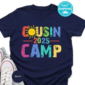 Cousin Camp 2025 Shirt, Cousin Crew 2025 Shirt, Matching Cousin Shirts, Summer Cousin Shirts, Summer Family Trip Shirt