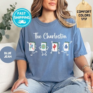 Comfort Colors ® The Charleston Mahjong Shirt, The Charleston Sweatshirt, Mahjong Dance Shirt, Charleston Mahjong Crewneck, Domino Tshirt