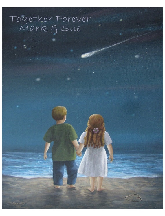 Forever 8x10 Fine Art Print Of A Boy And Girl Holding Hands Etsy