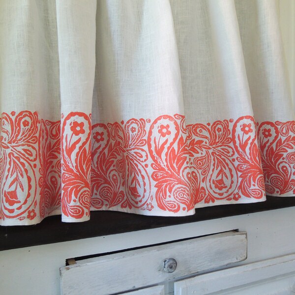 Cafe Curtain Etsy